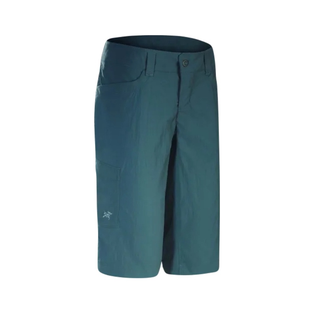 Arc’teryx Parapet Long Women’s Shorts Cyan Blue Size 10